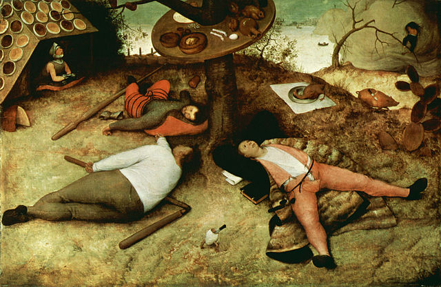 Id. Pieter Bruegel: Het Luilekkerland (1567)